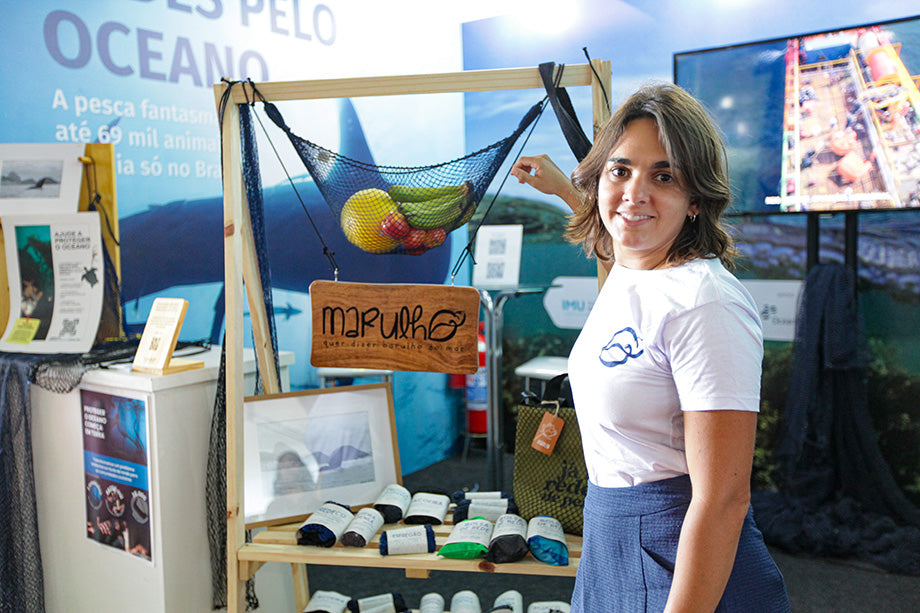 Náutica: Marulho levou produtos feitos de rede de pesca ao Rio Boat Show 2023