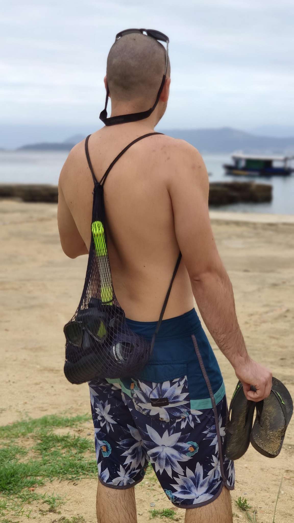 Caçoeira - mochila-saco de rede