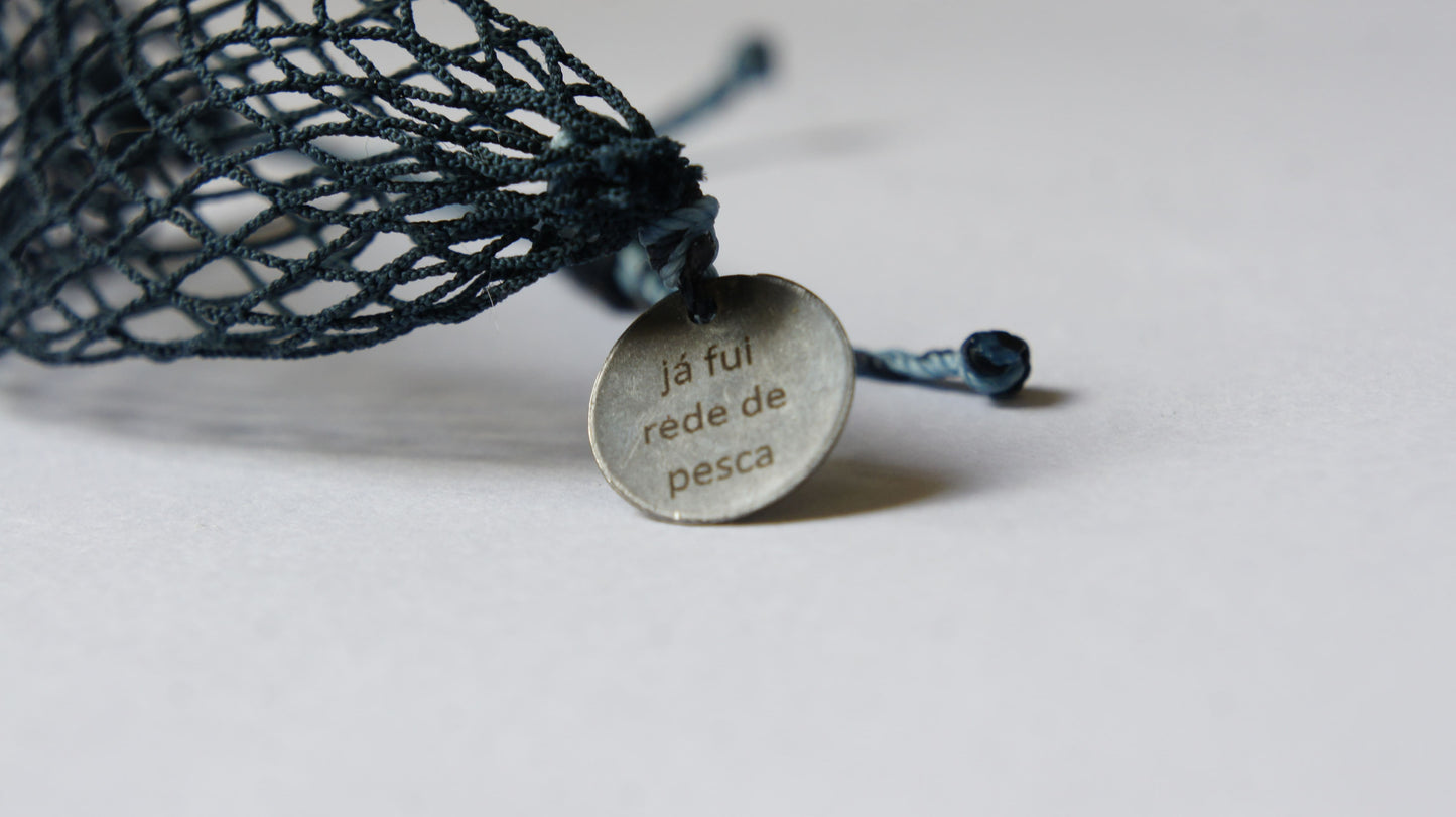 Pulseira de rede de pesca Marulho + EUCEANO