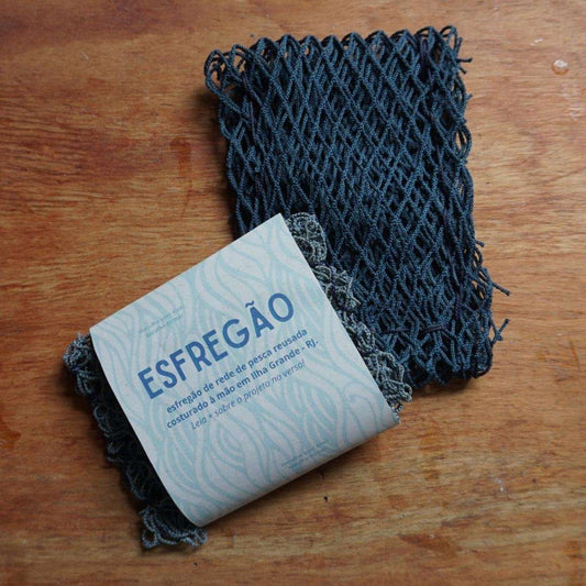 Esfregão de rede de pesca