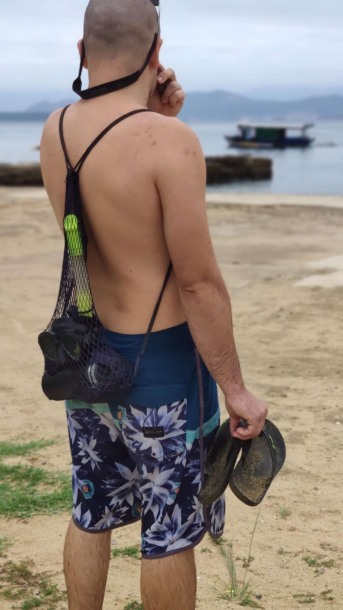 Caçoeira - mochila-saco de rede