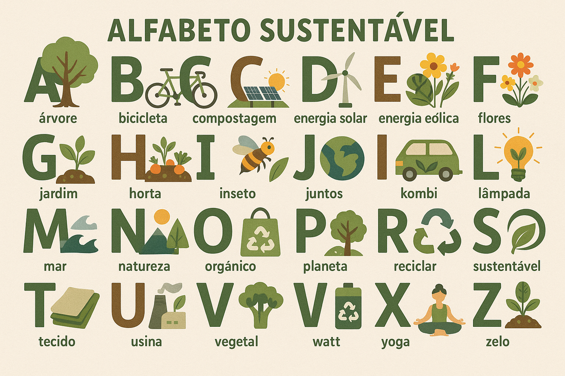 Abecedário Sustentável: de A a Z, ideias para repensar o mundo