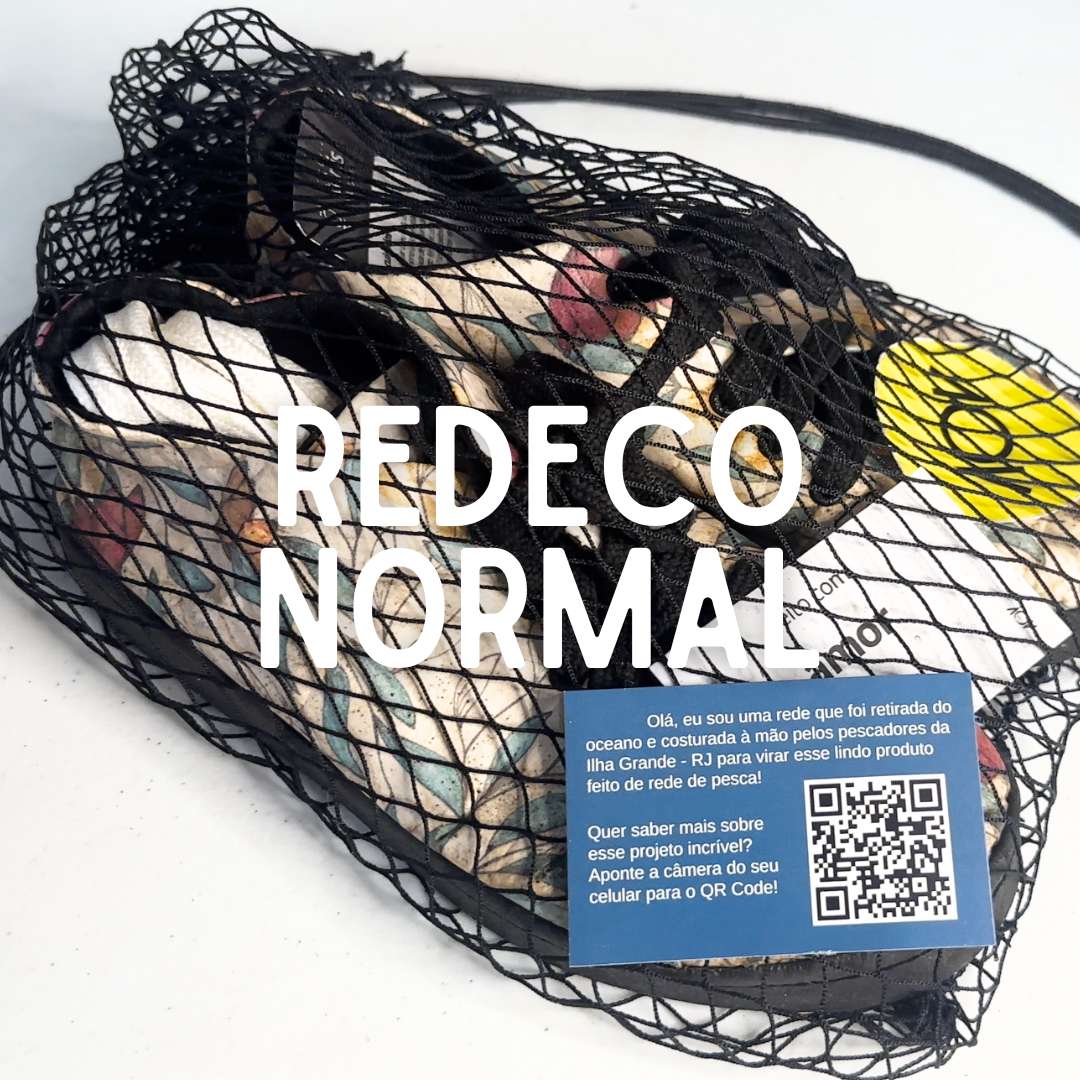 Redeco - Saquinho sustentável feito com rede de pesca