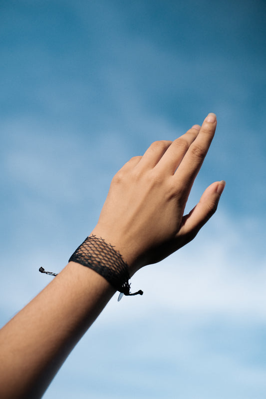 Pulseira de rede de pesca Marulho + EUCEANO