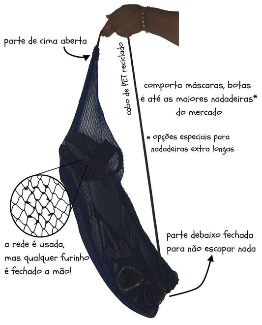 Mergulhadeira - Bolsa de Rede para Equipamentos de Mergulho