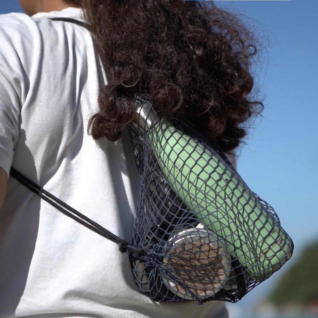 Caçoeira - mochila-saco de rede