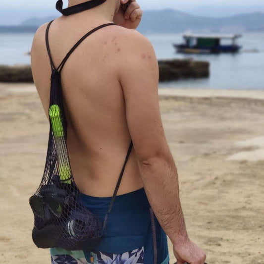 Caçoeira - mochila-saco de rede