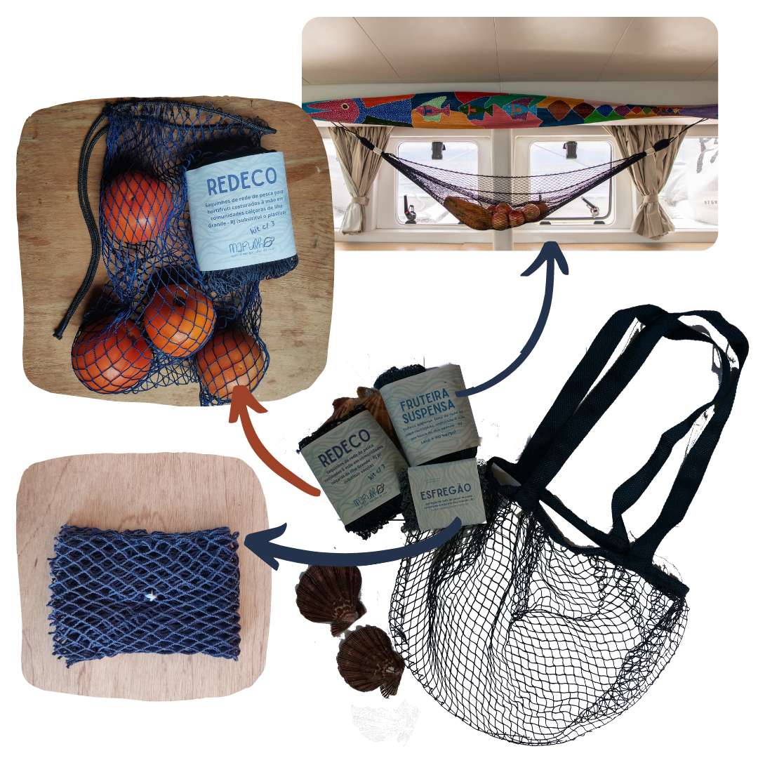 Combo Provetá (Fruteira + Caçoeira + Kit Redeco + Esfregão)