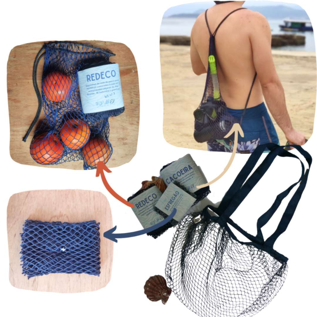 Combo Abraão (Bolsa + Caçoeira + Kit Redeco + Esfregão)