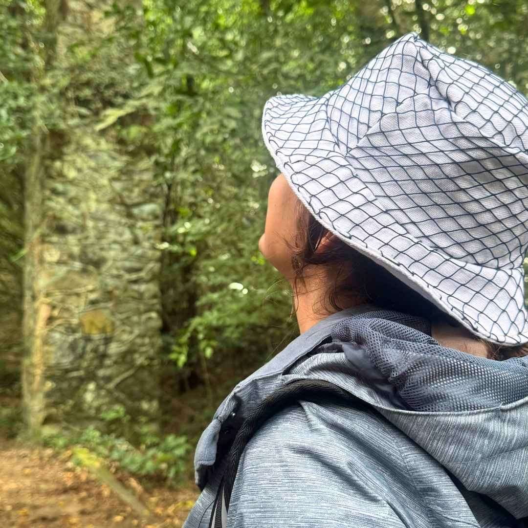 Bucket hat - Chapéu unissex feito de rede de pesca - Imagem 7